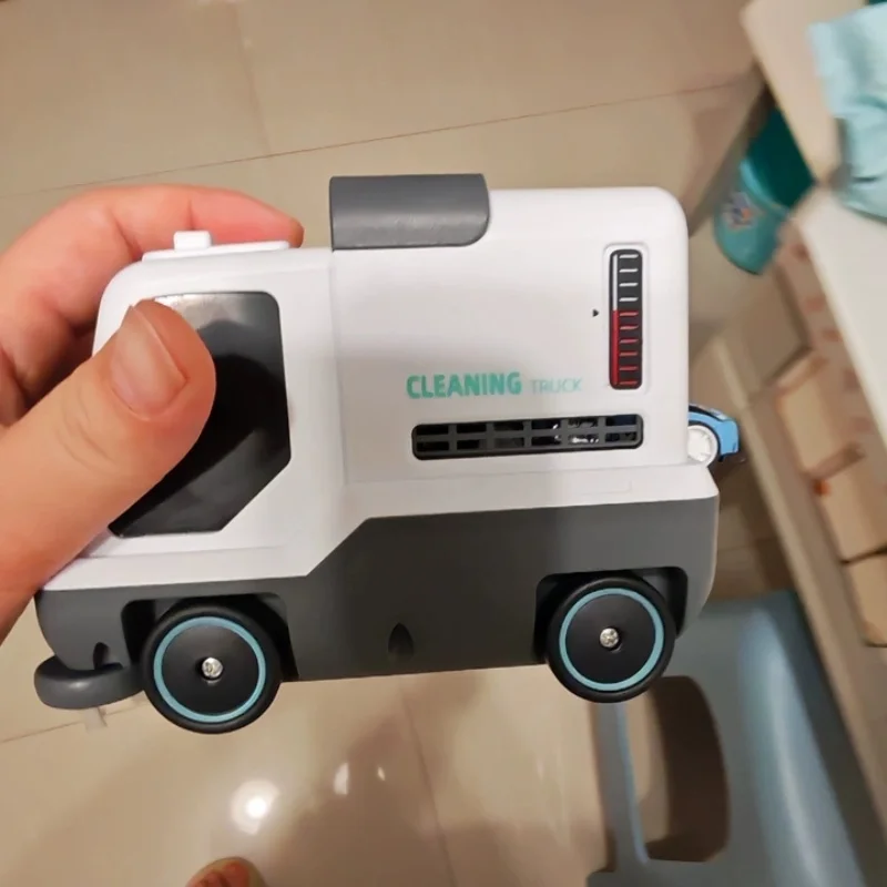 New In Stock Remote Control Cleaning Car Four Wheel Drive Drift Desktop Vacuum Sweeper Vehicle With Led Light Holiday Gift