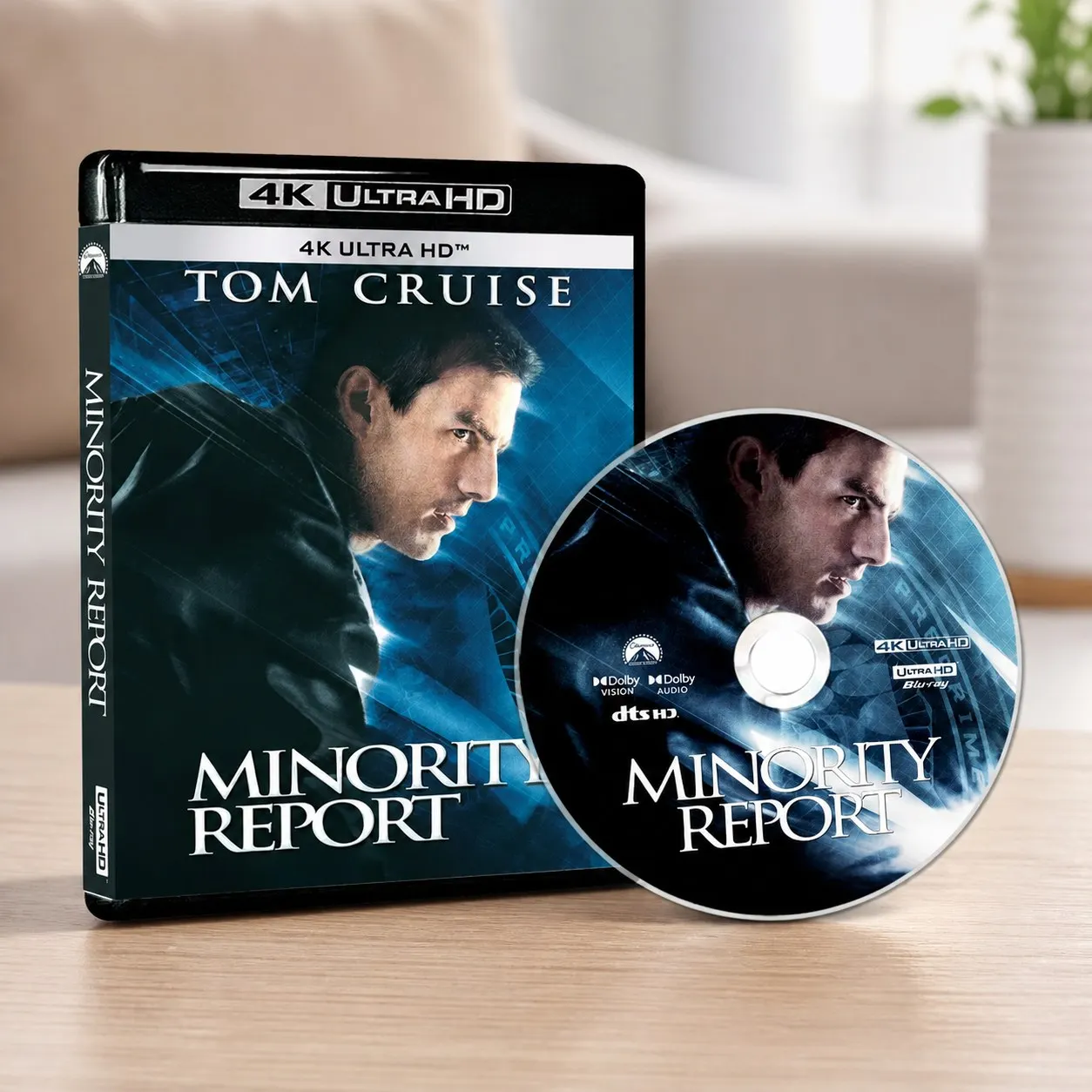 HOT 4K UHD Minority Report (2002) Blu-ray Movie Disc PS5 Compatible with XSX Dolby Vision DTS5.1