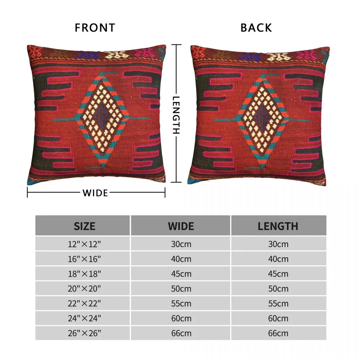 Decorative Navaho Weave Textile Pillowcase Polyester Linen Velvet Zip Decorative Throw Pillow Case Bed Cushion Cover 45x45