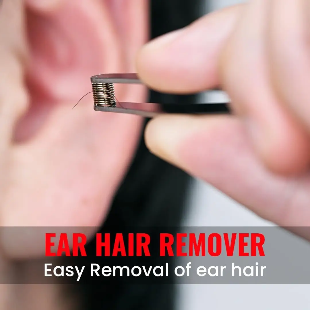 MIMIGETTER Ear & Fine Hair Remover – Made in Japan, Custom Spring, Easy to Clean, Rust-Resistant Stainless Steel