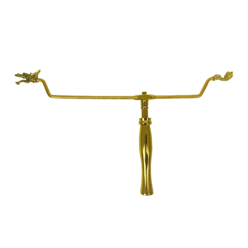 AA81-Copper Dowsing Rods Divining Rod,Solid Copper And Brass Dragon Seeking Tools For Detect Gold, Water Witching