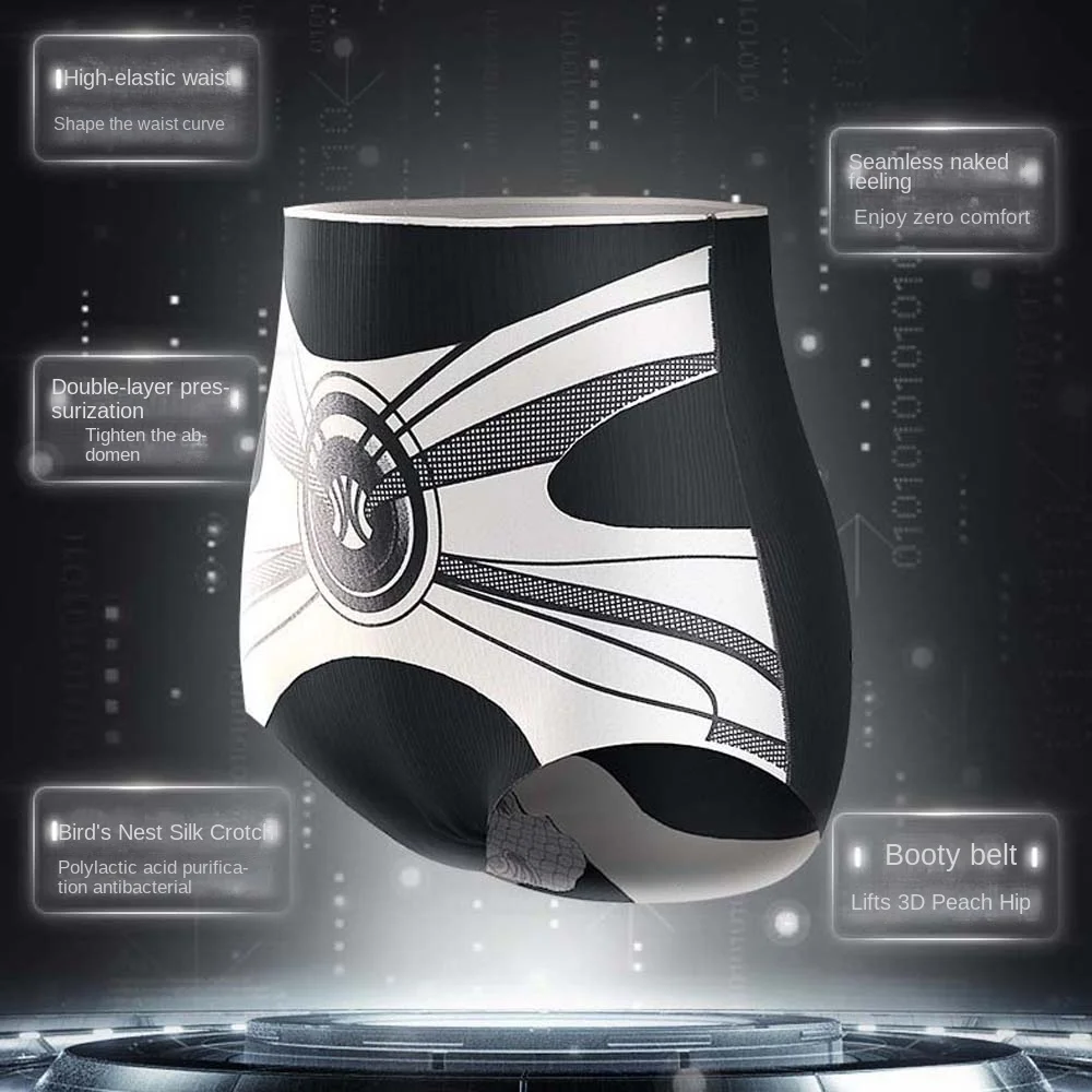 Hoge Taille Ondergoed Vrouwen Butt Lifter Slips Gordel Slipje Taille Trainer Afslanken Onderbroek Casual Buik Contracting