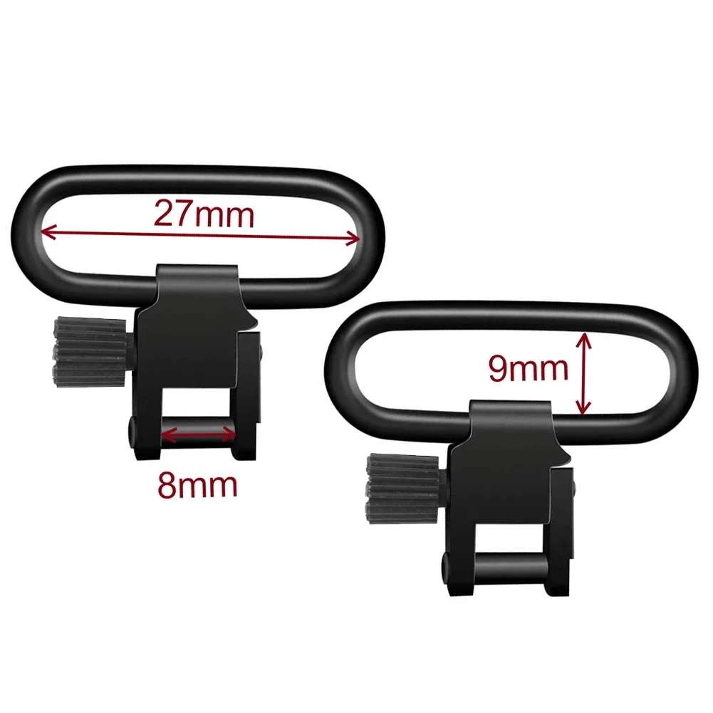 2-10PCS 1in QD Sling Swivel Strap Buckles Kit Tactical Rifle Sling Swivels Mount Adapter Detachable Sling Mount Ring For Outdoor - view 6