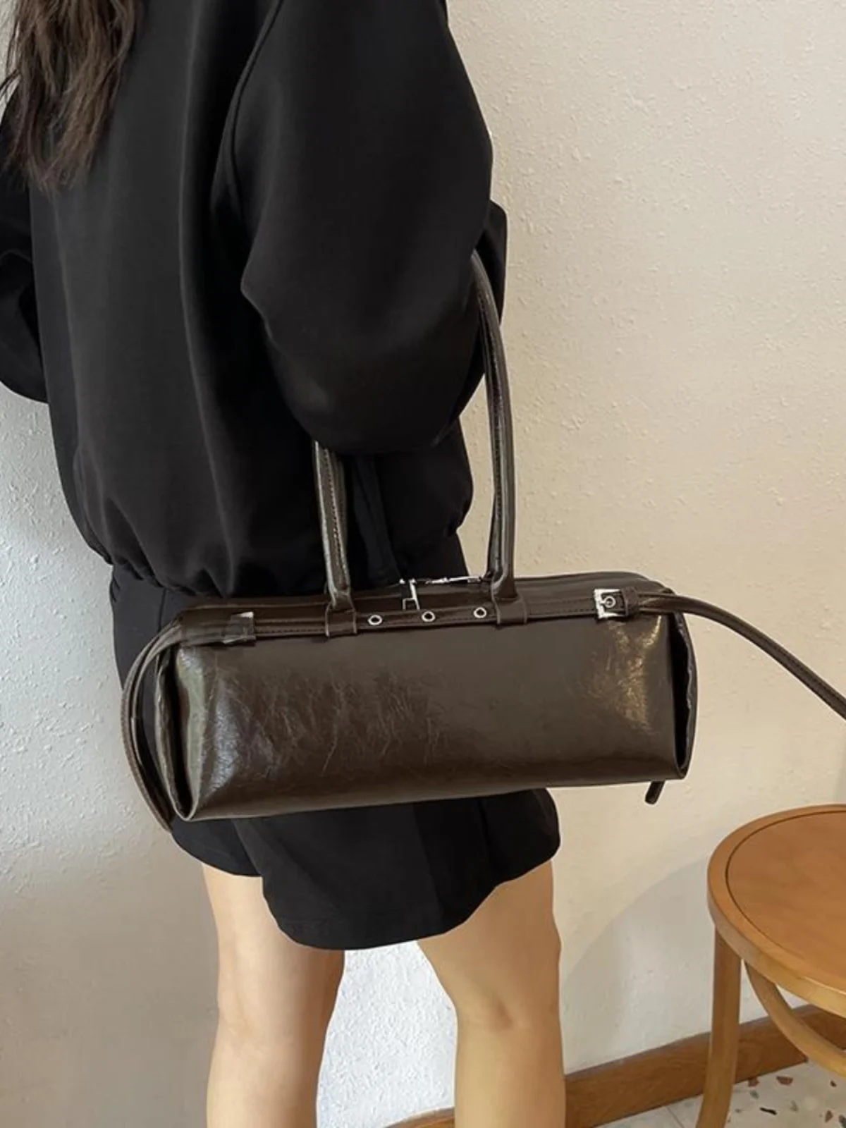 

Faionable Casual Underarm Bag Women's 2024 Autumn Winter New Retro Sle Single oulder Bag Small Design Leisure Bag