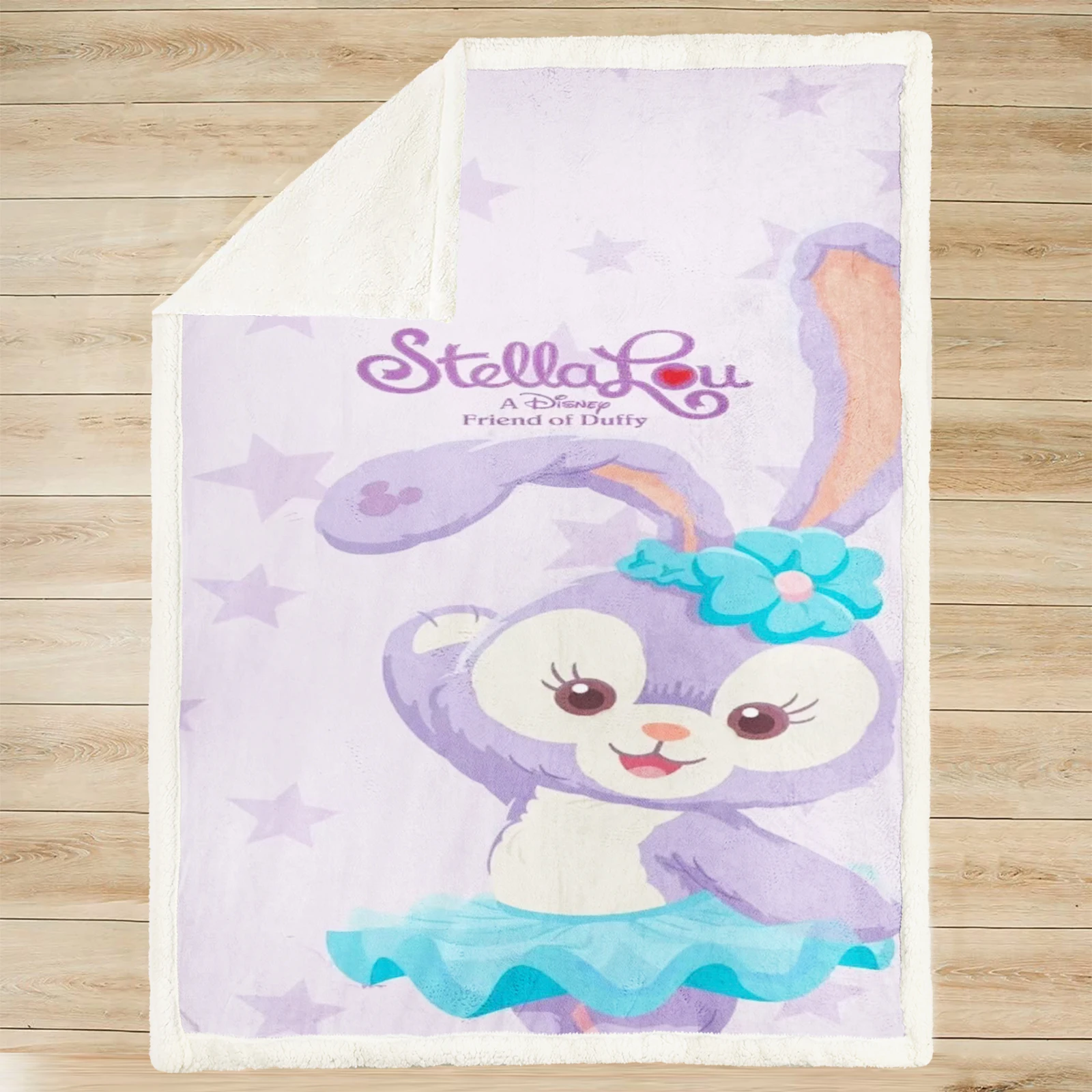 Lingna Bell StellaLou Children's Blanket, Cartoon Game Plush, Cute Printing, Nap Throws, Custom, Modern Winter Gifts for Kids