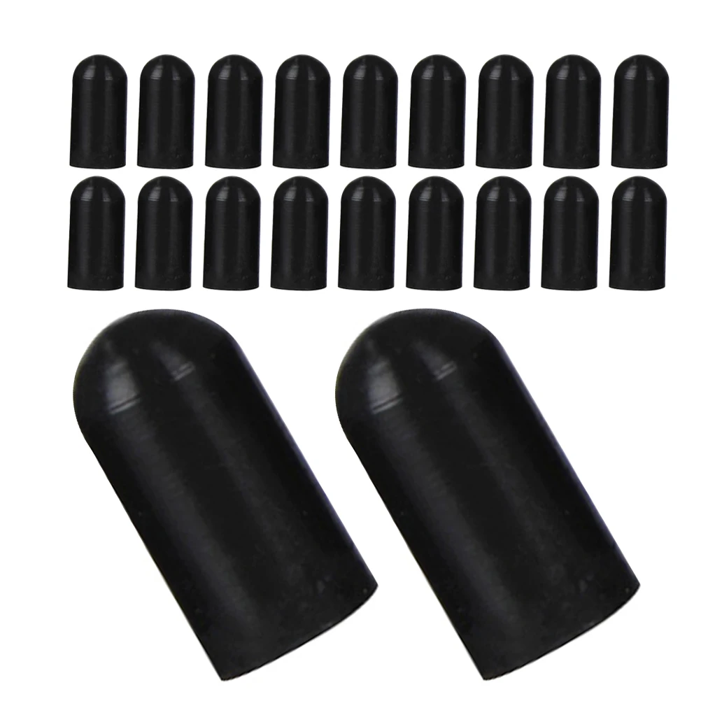 

30 Pcs Electric Drumstick Protector Instrument Tip Covers Silica Gel Accessories