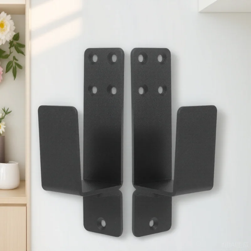 

2Pcs Door Barricade Brackets Heavy Duty U Bracket Support Holder for Sliding Bar Security Latch Barn Door Hardware