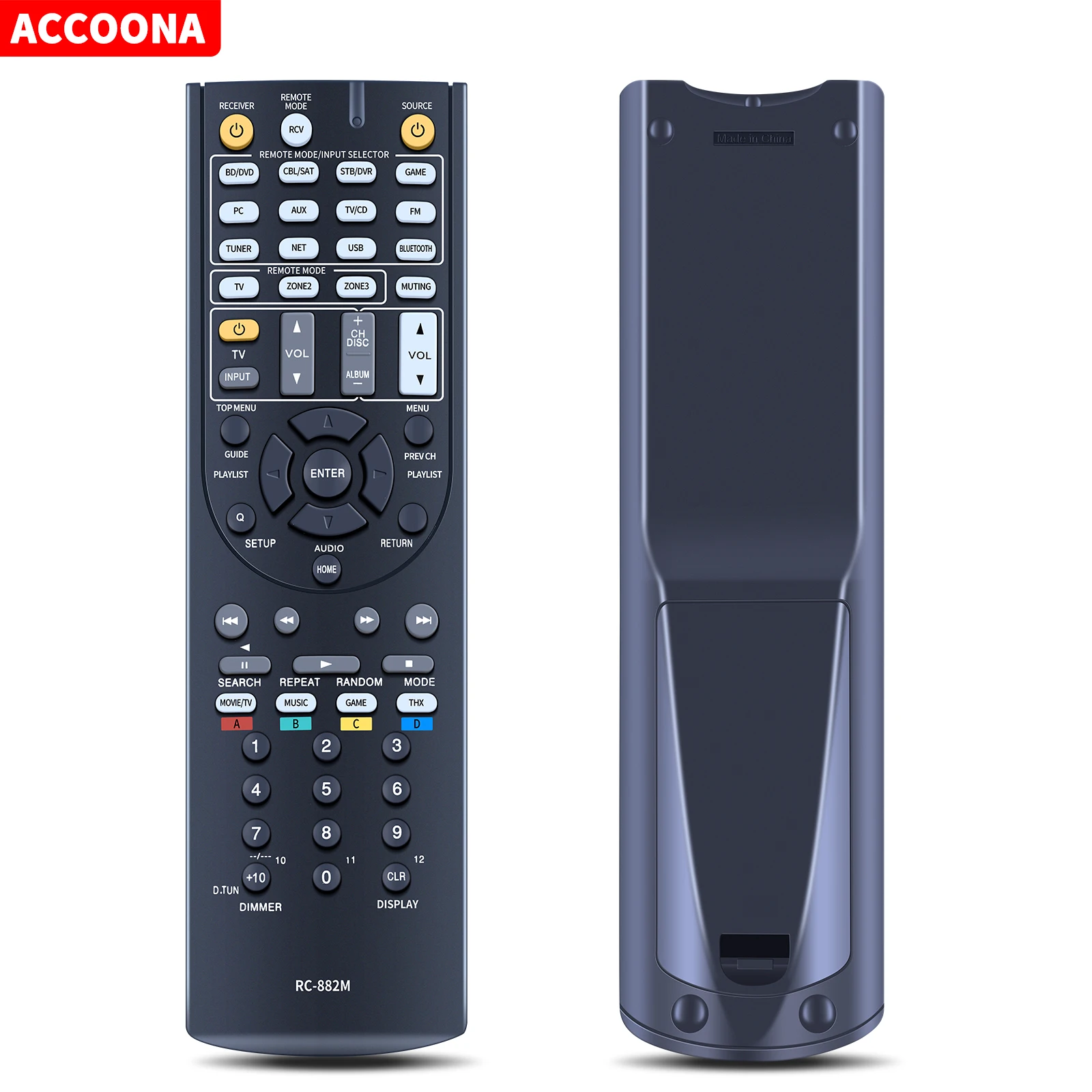 Original Rc-882m Remote Control for Onkyo 24140882 Rc882m Tx-nr737 Txnr737