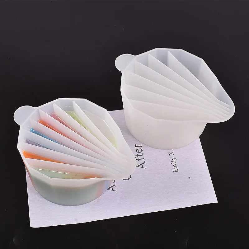 DIY Silicone Mixing Cup Color Container Mixing Cup For Resin Jewelry Molds Making Tools