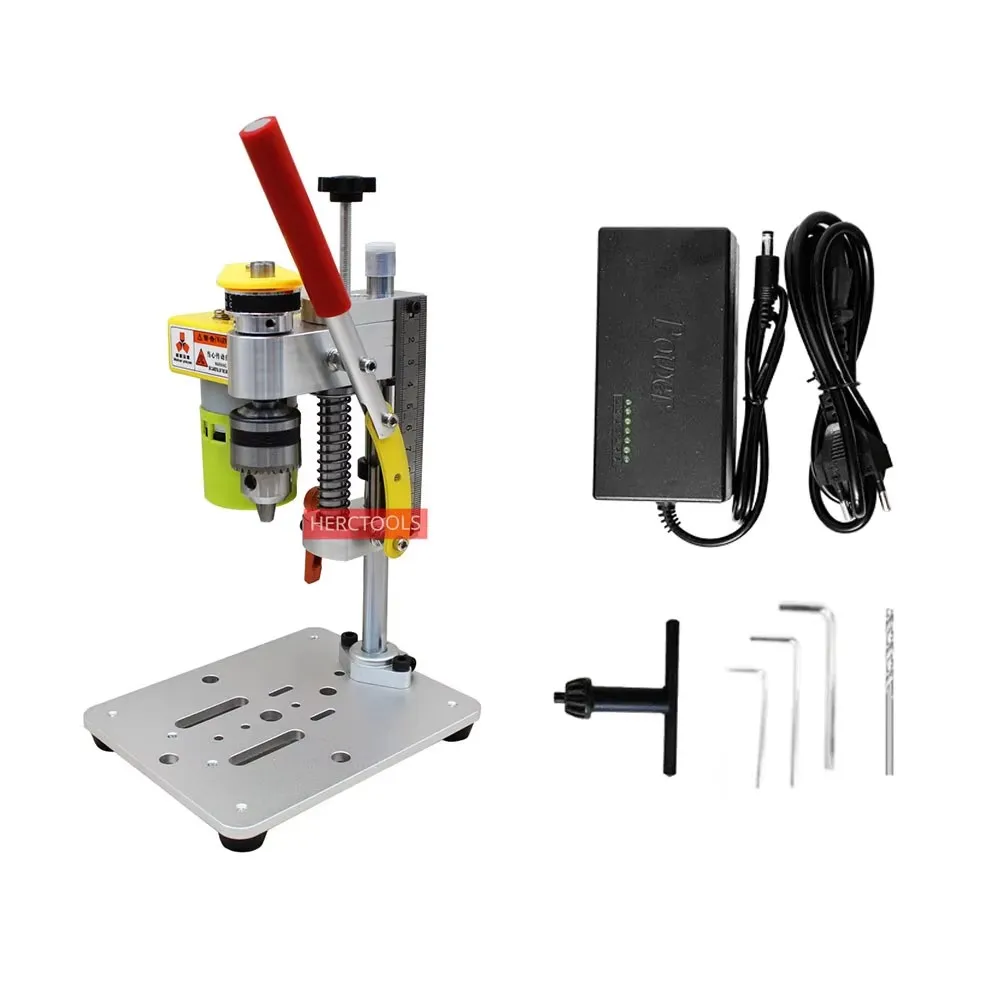 Mini Desktop Drill Press Precision CNC Table Drilling Machine 795 Motor B12 Chuck for DIY Crafts Tool Wood Crafts Jewelry Making