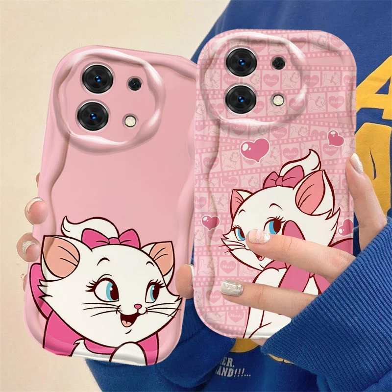 Disney Aristocats Marie Wave Oil Cover For Xiaomi Redmi Note 13 12 12S 11S 10A 10 9 8 A1 A2 Pro Plus Phone Case