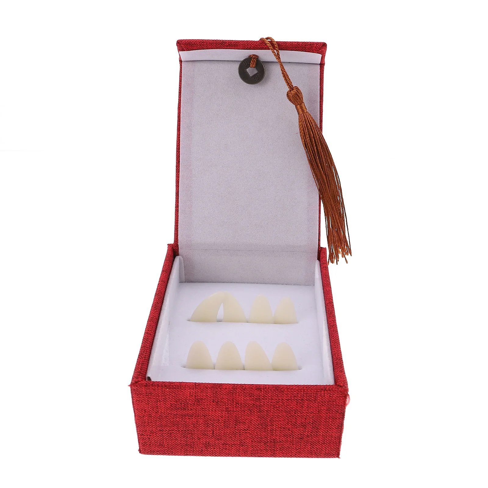 

1 set Guzheng Nails Wear-resistant Nylon Finger Protectors Durable Fake Covers for Stringed Instruments Accessories Gifts