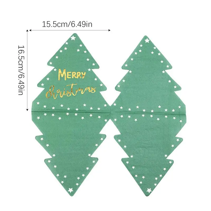 Christmas Tree Paper Napkins Christmas Tree Decorative Napkin Christmas Tree Decorative Dinner Napkins For Home Cafe Restaurant