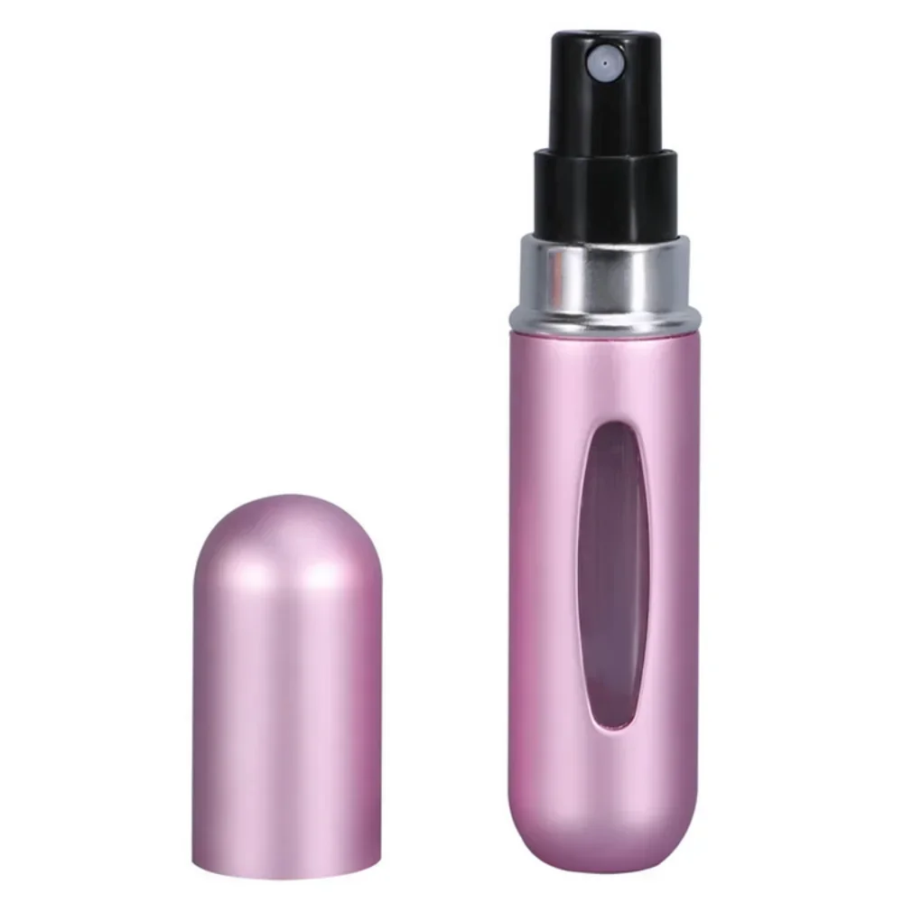 5/10 sztuk 5ml atomizer do perfum przenośny pojemnik na kosmetyki podróżny Mini aluminiowy spray alkohol pusta butelka wielokrotnego napełniania