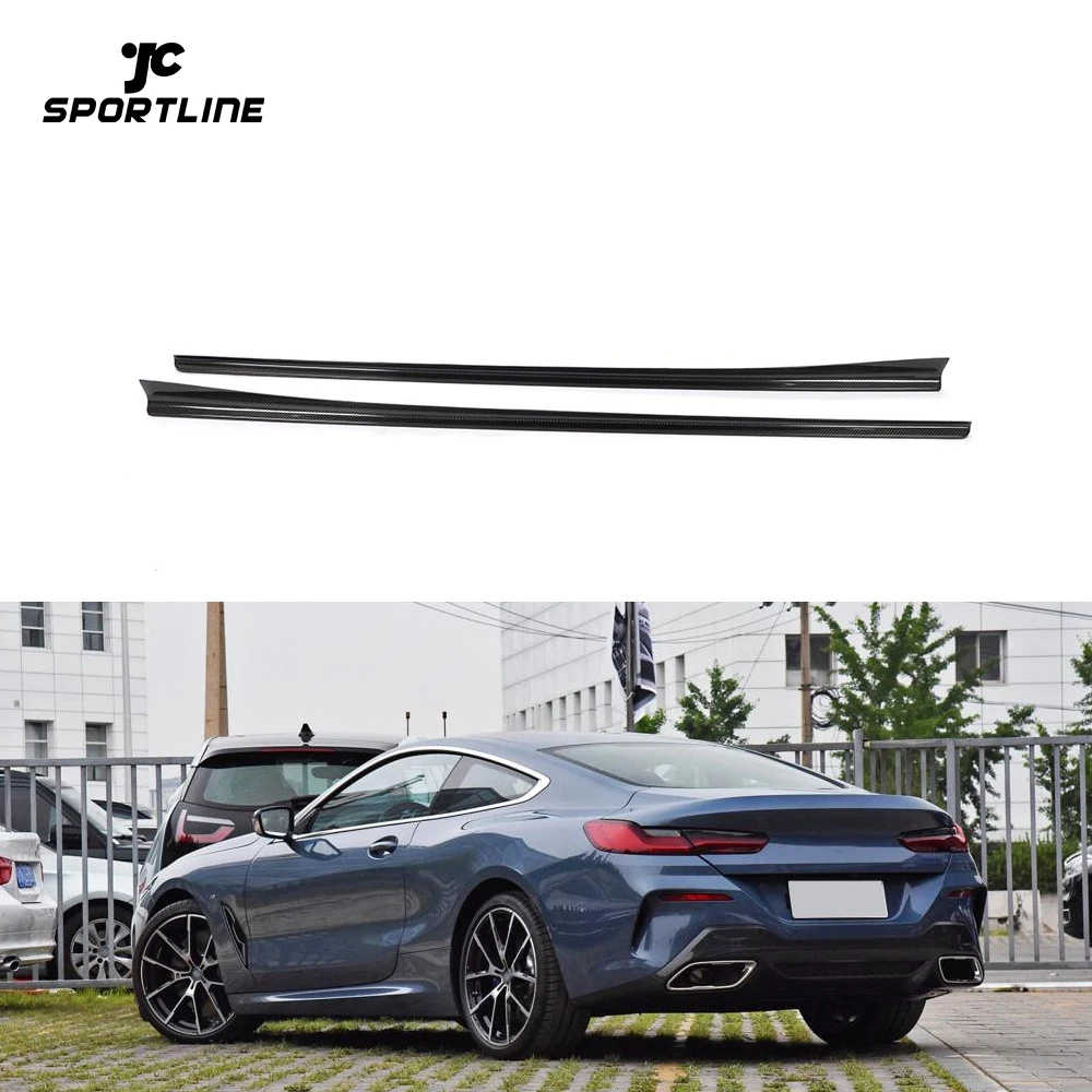 

Dry Carbon Fiber G15 Car Side Skirts Extension for BMW M8 Coupe 8 Series G14 840i M850i M Sport 2020 2021