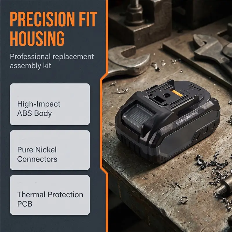 FYBL-For 10X21700 Battery Case Li- Battery Charging 3TOLL Fully Decoded Protection Board For Power Tools