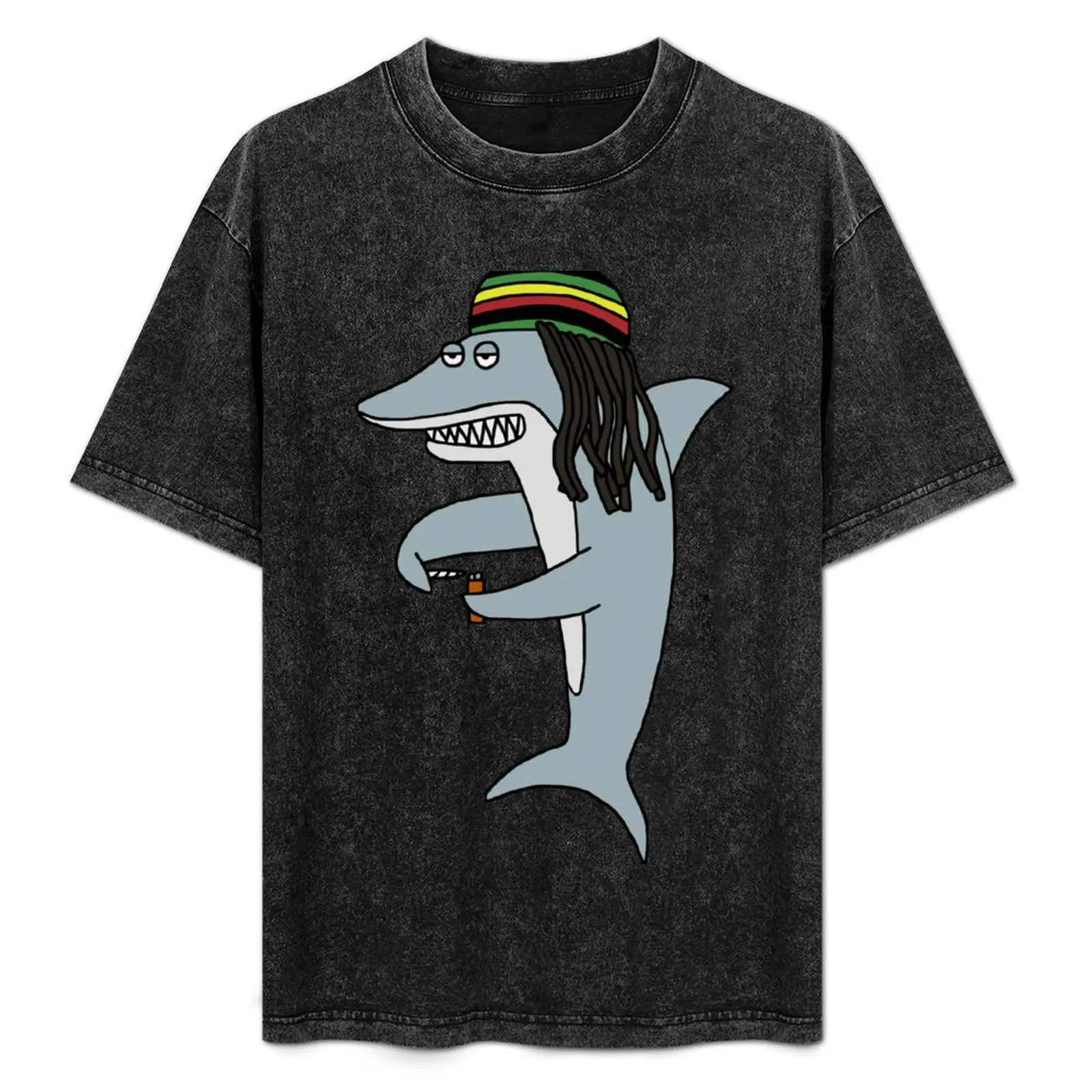

Reggae Shark T-Shirt cute clothes man t shirt rapper graphic tees T-shirt men