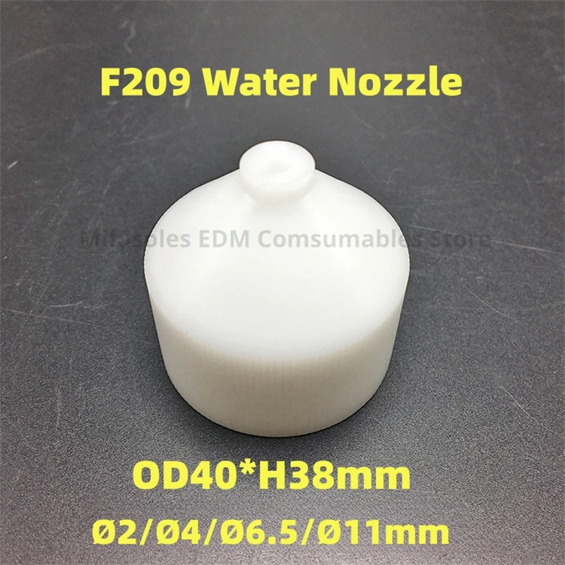 EDM F209 Water Nozzle Ø2/Ø4/Ø6.5/Ø11mm A290-8111-X772 A290-8111-X774 A290-8111-X776 A290-8101-X777 For Fanuc Wire Cut Machines