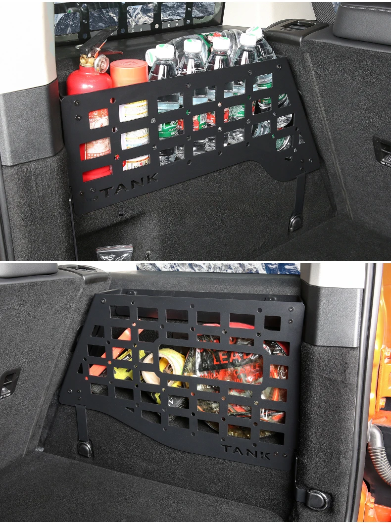 For Great Wall GWM WEY Tank 300 Trunk Storage Rack Left or Right Storage Rack Special Interior Accessories For Modification