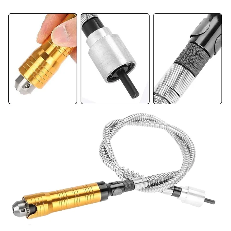 

Гибкий гибкий вал ABUL-2X 0,3-6,5 мм для электрического шлифовального инструмента, трубка вала для ручной дрели, удлинительная трубка для ручной дрели