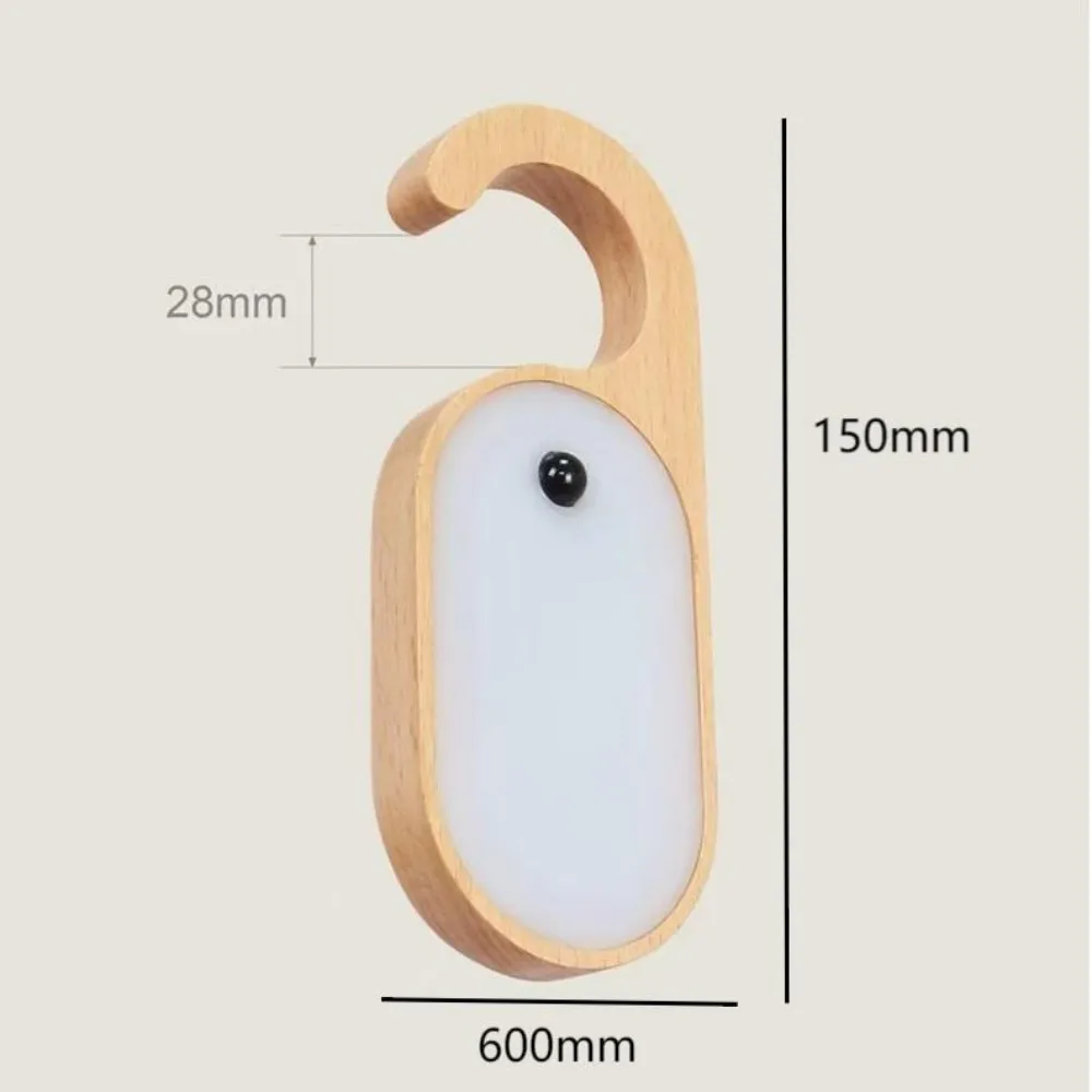 Wall Lamp Dual Motion Sensor Energy-Saving Lamp Night Light USB Charging Notebook Living Room Toilet Bedroom Corridor