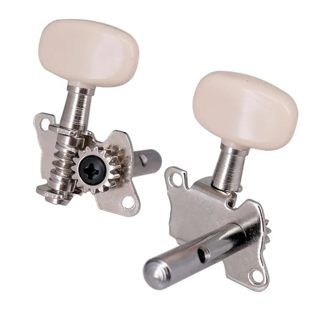 Clavijas de Afinación para Guitarra Clásica, Cabezales de Máquina de Engranaje Abierto para Mejoras de Instrumentos Acústicos