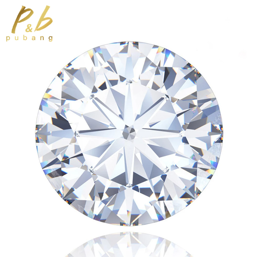 

PuBang DIY Fine Jewelry Real Moissanite Round Brilliant Cut 18MM 20CT VVS1 D Color 100% Diamond Tested Loose Gemstones Wholesale