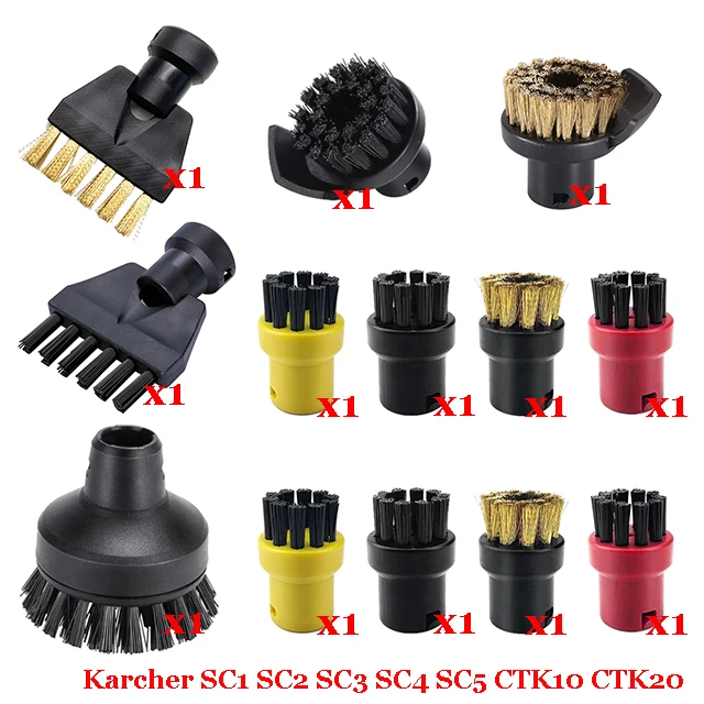 Voor Karcher Sc1 Sc2 Sc3 Sc4 Sc5 Sc7 Ctk10 Ctk20 Handheld Stoomborstelkop Krachtige Nozzle Vervanging Stofzuiger Onderdelen