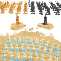 50PCS Medieval Knight Soldier Model Archaic Swordman War Scene DIY Model Figure 1:72 Scale Miniature Soldier Army Decoration ZYF