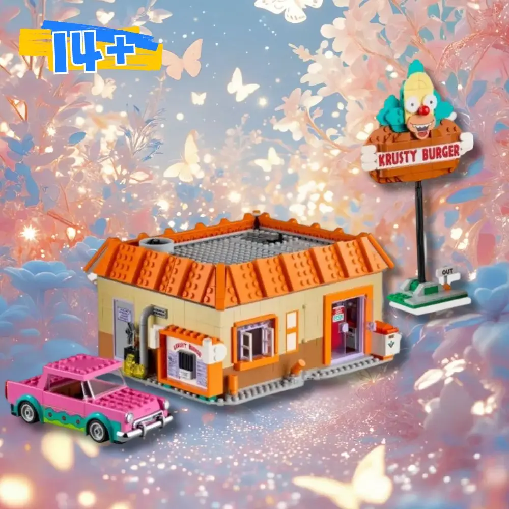 MINISO 1635 قطعة بنة متوافقة 10352 MOC ألعاب لتقوم بها بنفسك كرستي برغر هدايا عيد الميلاد التي تحبها البالغين والأطفال