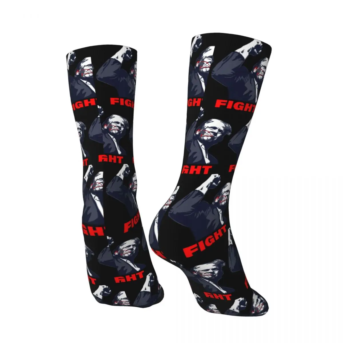 Hip Hop Retro Trump Fight Trump Assassination Attempt July 13, 2024 Crazy Men's compression Socks Unisex Donald Trump Street