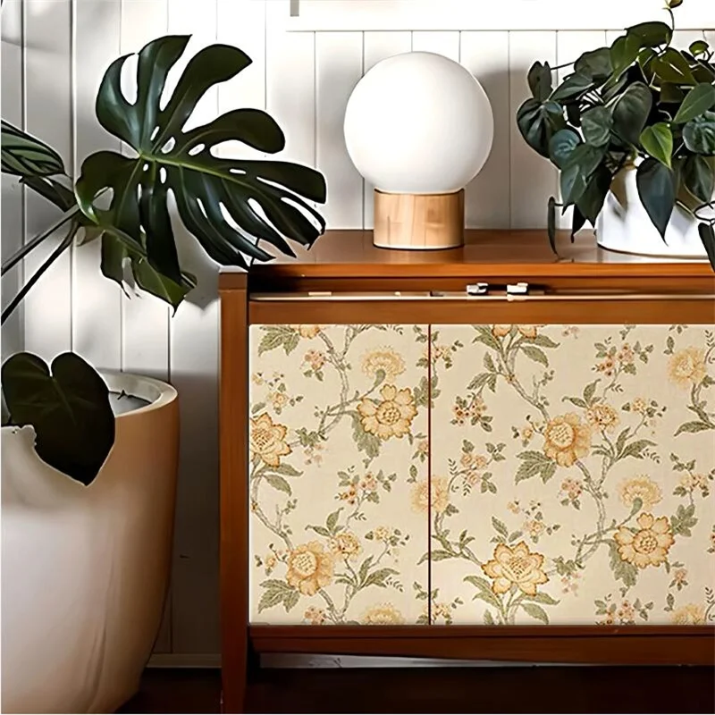 ملصقات باب الخزانة ذاتية اللصق، أثاث أمريكي عتيق، خزانة الأحذية، تجديد ديكور التجميل الفرنسي #3