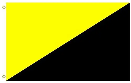 Anarchy Anarcho Capitalism Flag Xiangying Hanging 90x150cm For Decoration