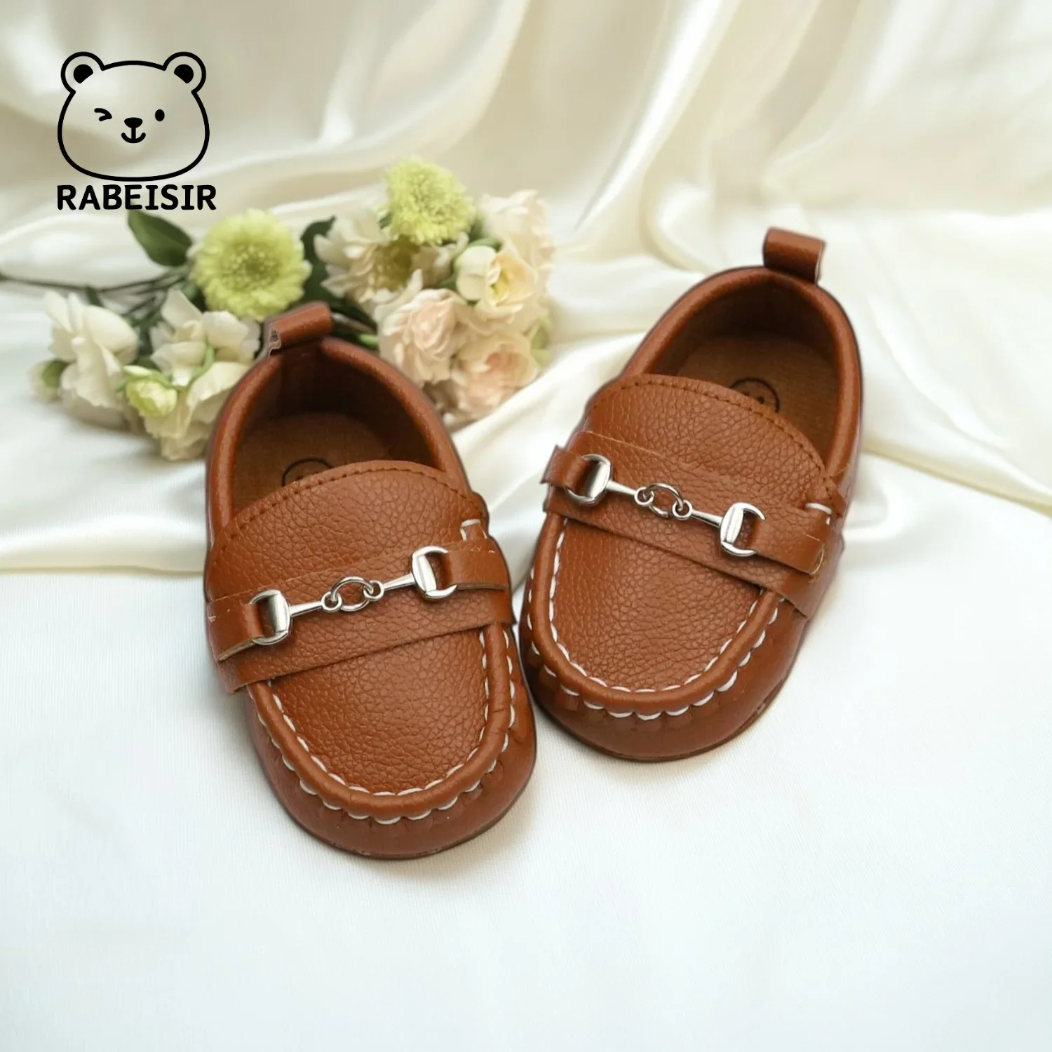 

Мужская детская обувь, ретро-бобы, детская прогулочная обувь, 6-12-18 месяцев, мягкая подошва, противоскользящая, дышащая.