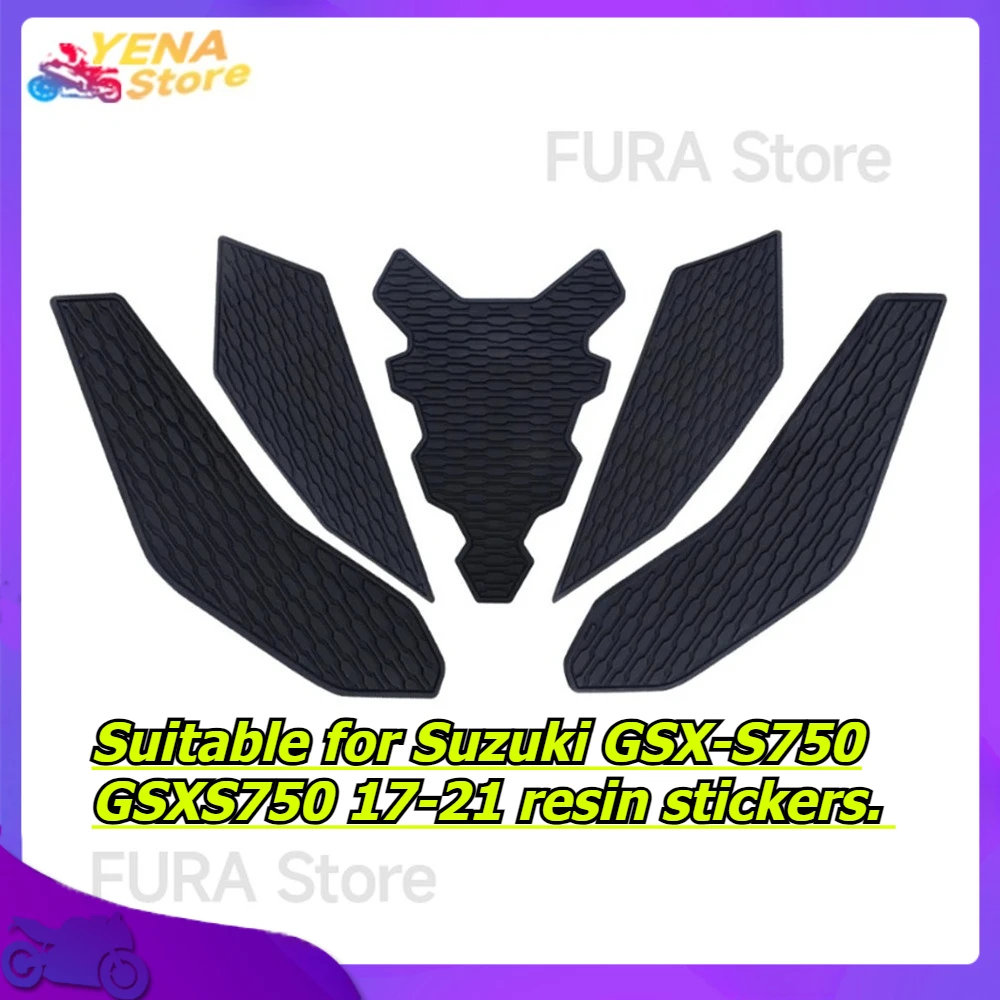 

Motorcycle protective pads with new decorative decals are suitable for Suzuki GSX-S750 GSXS750 17-21 resin stickers.