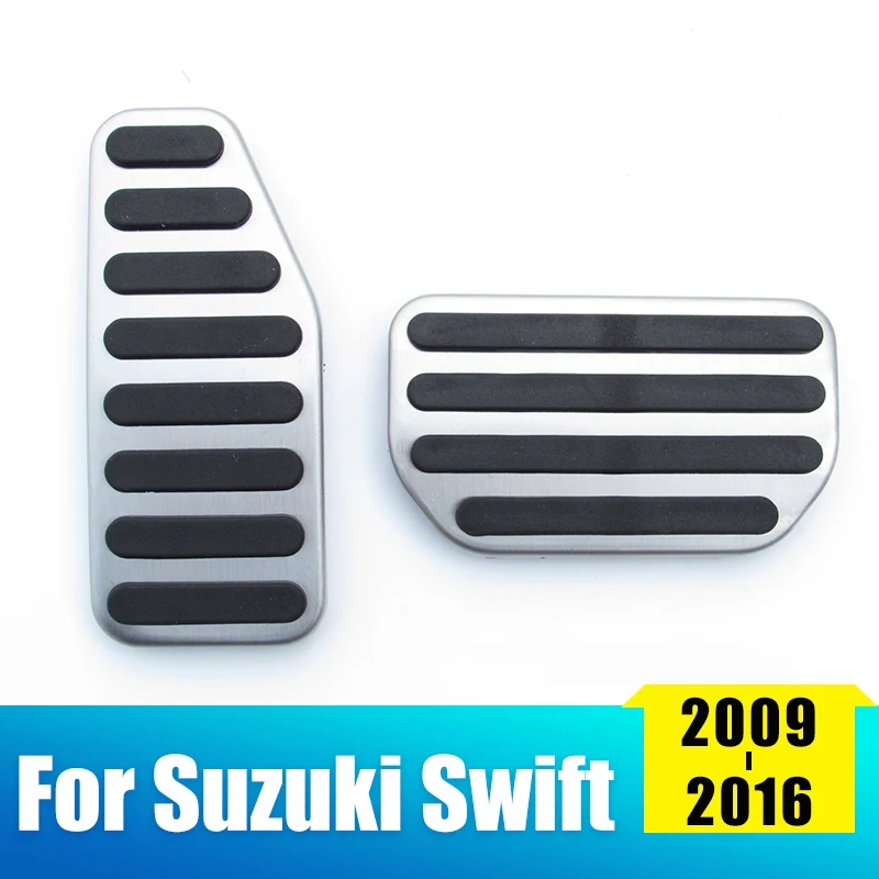

Stainless Steel Car Foot Pedal Accelerator Brake Cover Pad For Suzuki Swift 2009 2010 2011 2012 2013 2014 2015 2016 Accessories