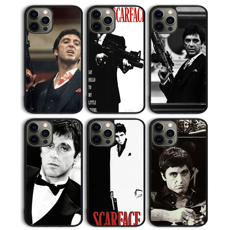 Tony Montana Scarface Al Pacino Phone Case Cover for iPhone 16 15 SE2020 14 13 11 12 Pro Max mini XS XR X PlusS Shell Coque