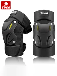 Adjustable Motorcycle Kneepad Fluorescence Elbow Knee Pads Motocross Racing Protective Gear Protector Guards Kit Accessories