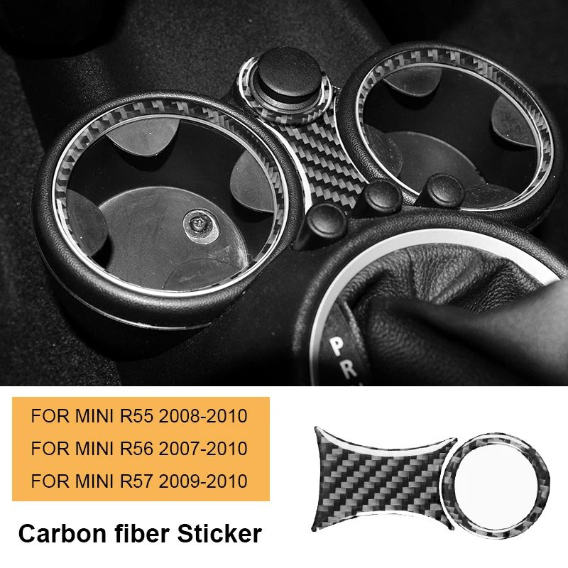 

Наклейка из мягкого карбона для центральной консоли Mini Cooper R56 Clubman R55 Convertible R57, накладка на прикуриватель