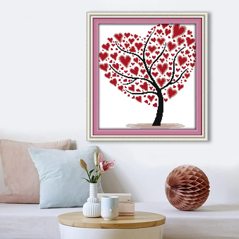 

Набор для вышивки крестом, штампованный 11/16/14CT, напечатанные счетные узоры, ремесла, декор, нитки для вышивания, набор для рукоделия для начинающих