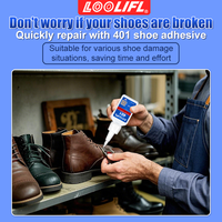401 cyanoacrylate adhesive, ultra-high strength instant adhesive, suitable for high-end shoes, plastics and super dry glue.