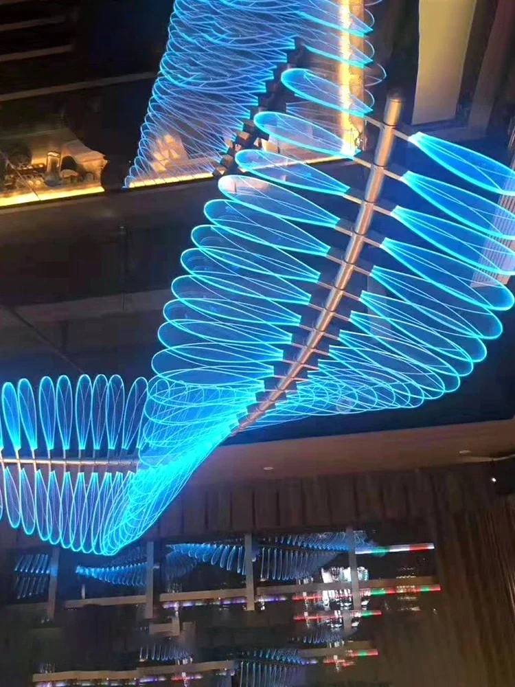 

KTV bar, chandelier, club design engineering, lighting, clear bar, clubhouse, restaurant, art modeling, decoration, custom lamps