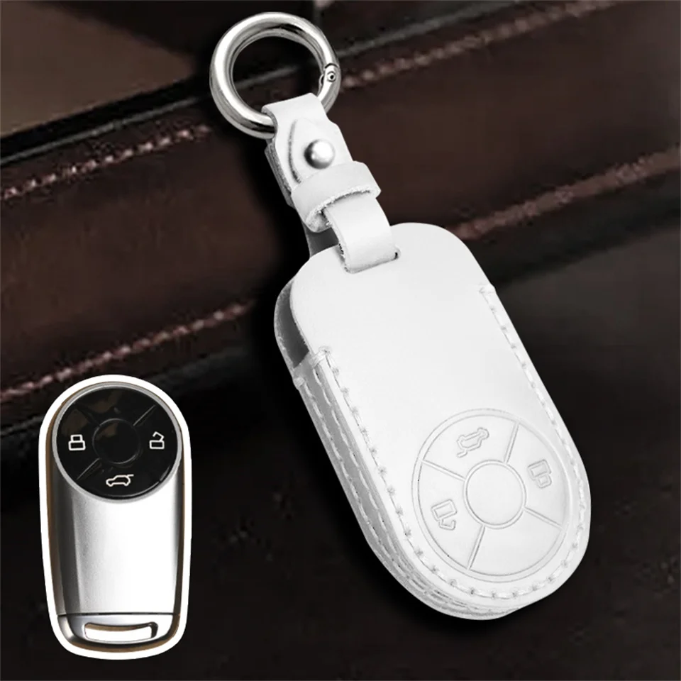 حافظة مفاتيح السيارة غطاء شل حقيبة ل H6 M6 جيد القط الأبيض القط سيارة التصميم حامل قذيفة المفاتيح حماية