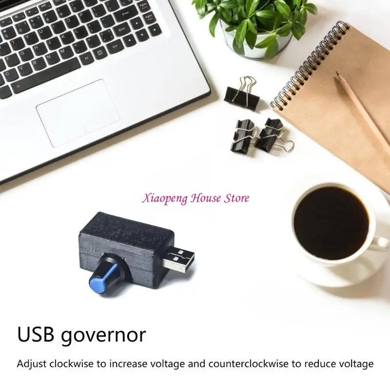 

5V USB Fan Speed Adjuster With Continuous Controls And Quiet Operations for Desk And Laptop Fans 77JC