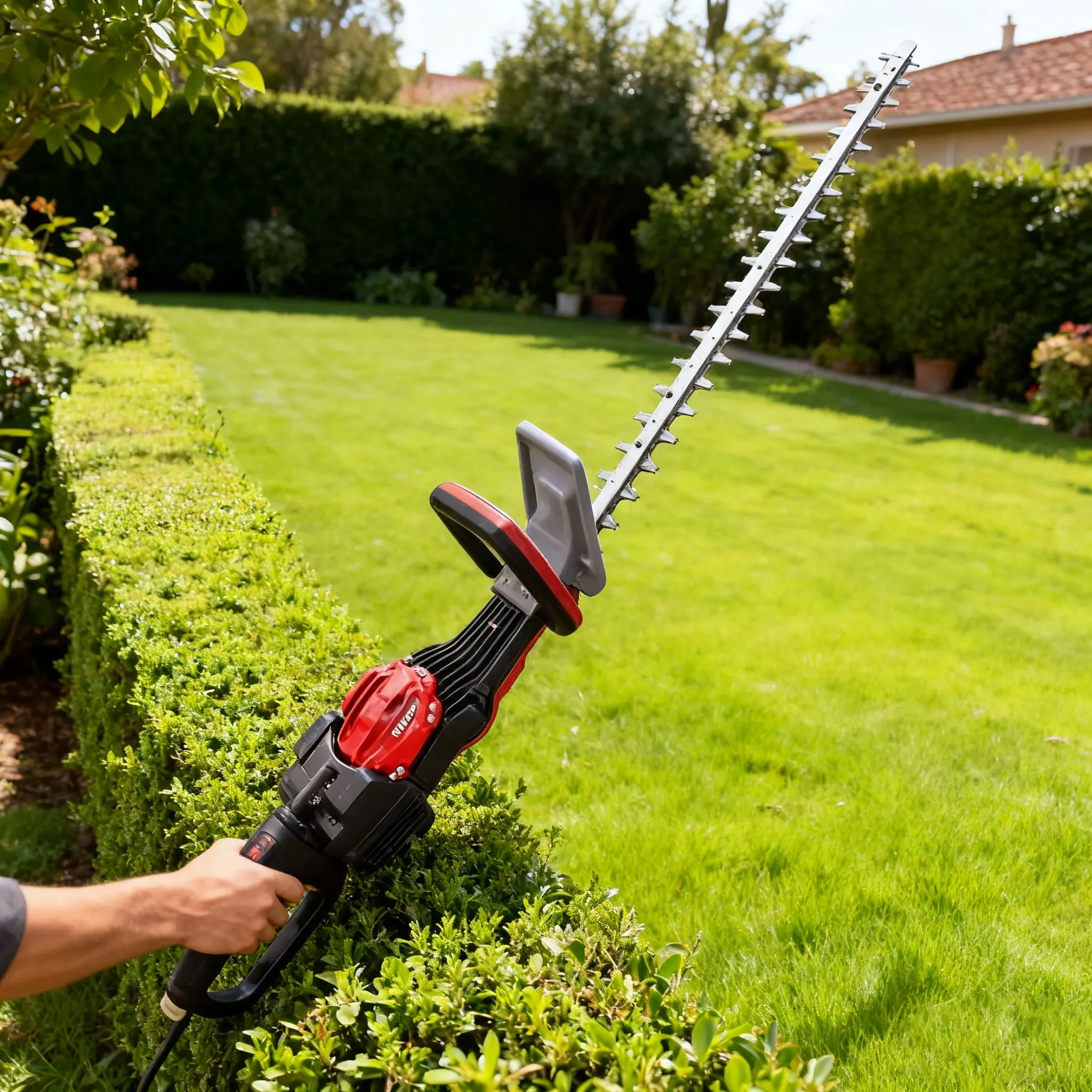 

Best Quality Industrial Dual Scissor Type Hedge Trimmer Professional Use Landscaping High Efficiency Electric Hedge Cutter