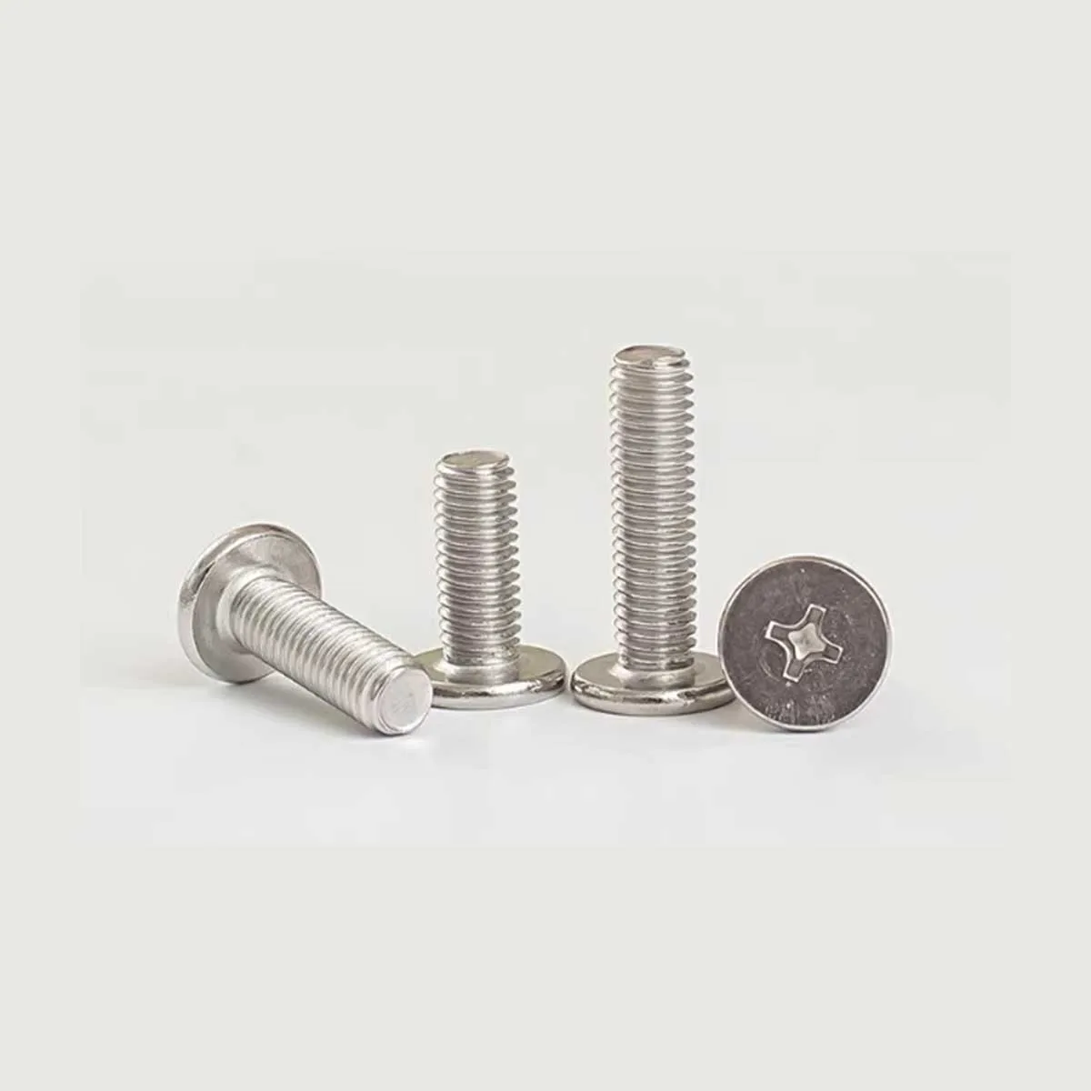 304 Stainless Steel Cross Flat Head Screw And Nut Set M4M5M6M8