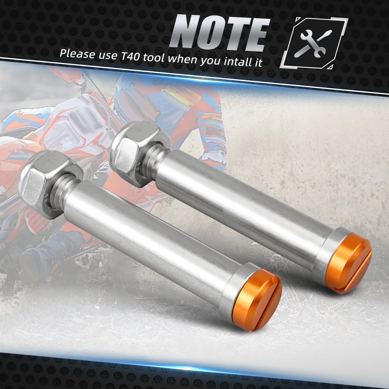 (EU-Lager) Für KTM 790 890 Adventure 990 1090 1190 1290 Adventure Motorrad Fußrasten Fußstützenstifte 690 Enduro R 690 SMC 2004-2022 – Detail 4