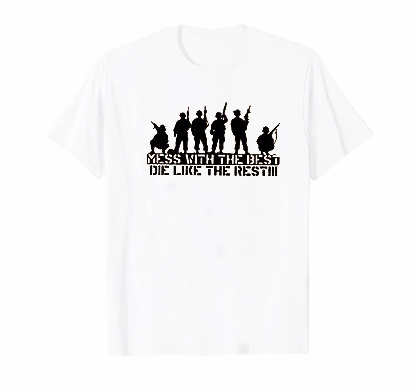 Mess with The Best, The Like The Rest. Bundeswehr Army T-Shirt. Summer Cotton O-Neck Short Sleeve Mens T Shirt New S-3XL