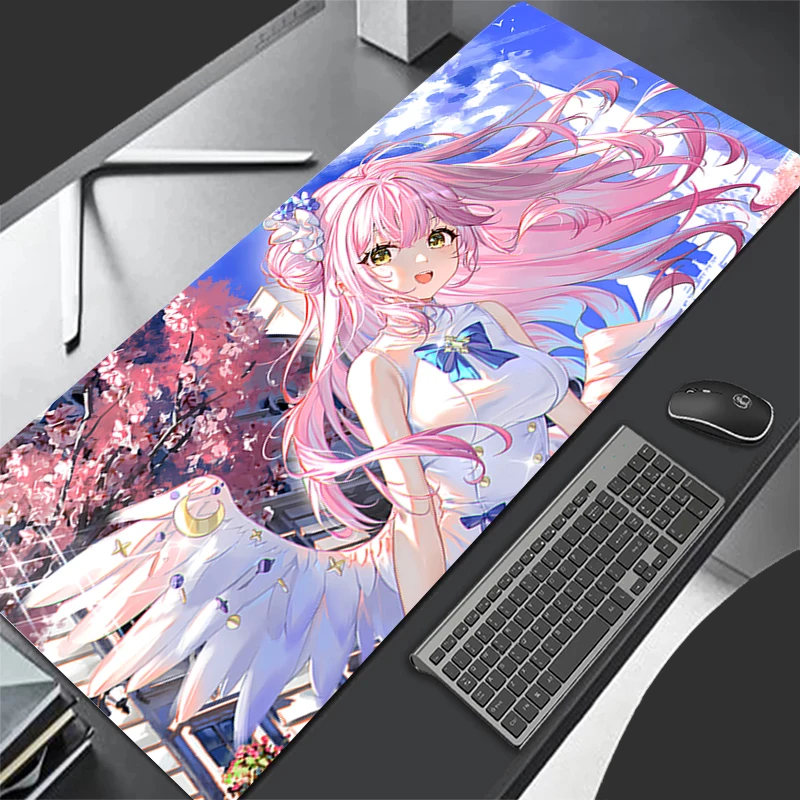 Mousepad Computer Gaming Accessories Keyboard Pad Office Rubber Mouse Pad B-blue Archive Misono Mika Decoracion Desk Mouse Mat