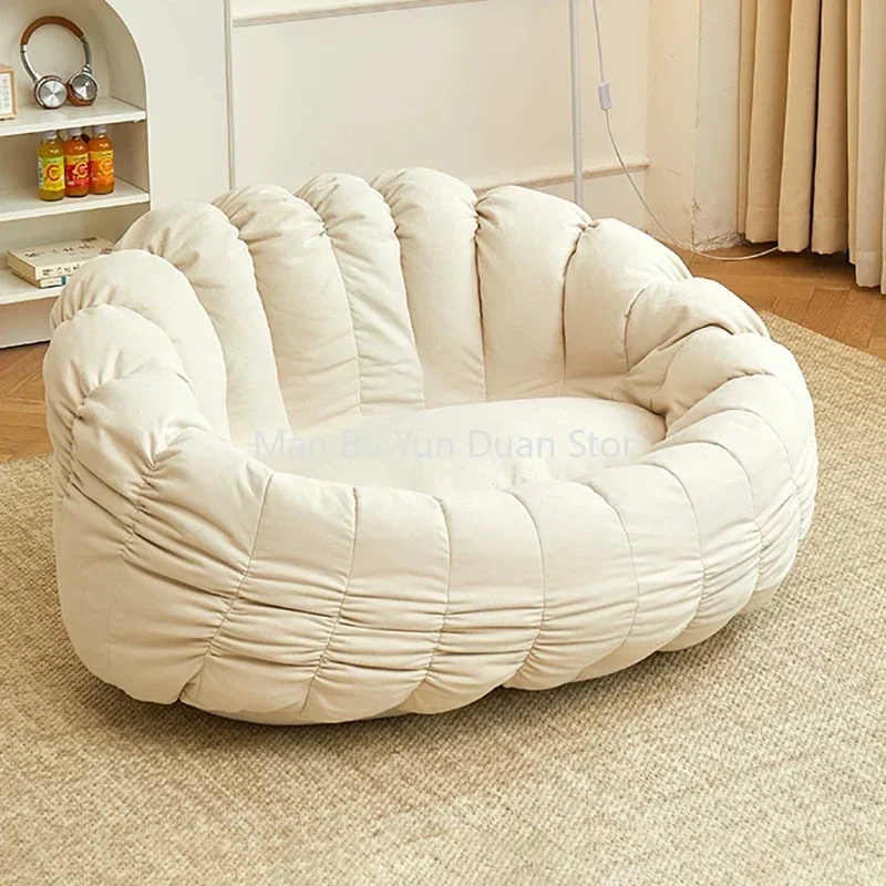 Single Bedroom Sofa Living Room Floor Bedroom Lounger Bean Bag Sofa Reading Comfortable Bean Bag Sofa Puffs Zitzak Furniture